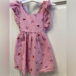 GAP Gingham Watermelon Dress